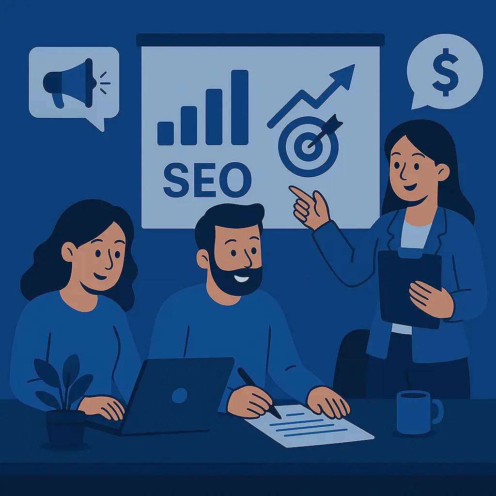 Marketing and SEO integration for website launch