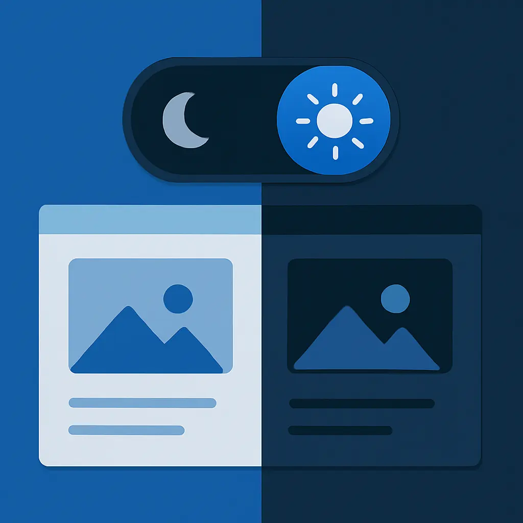 Basic dark mode setup with CSS variables