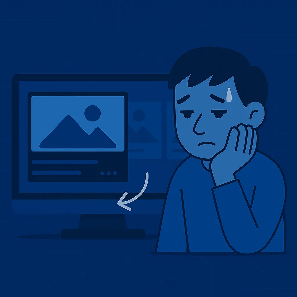 User scroll fatigue visualisation