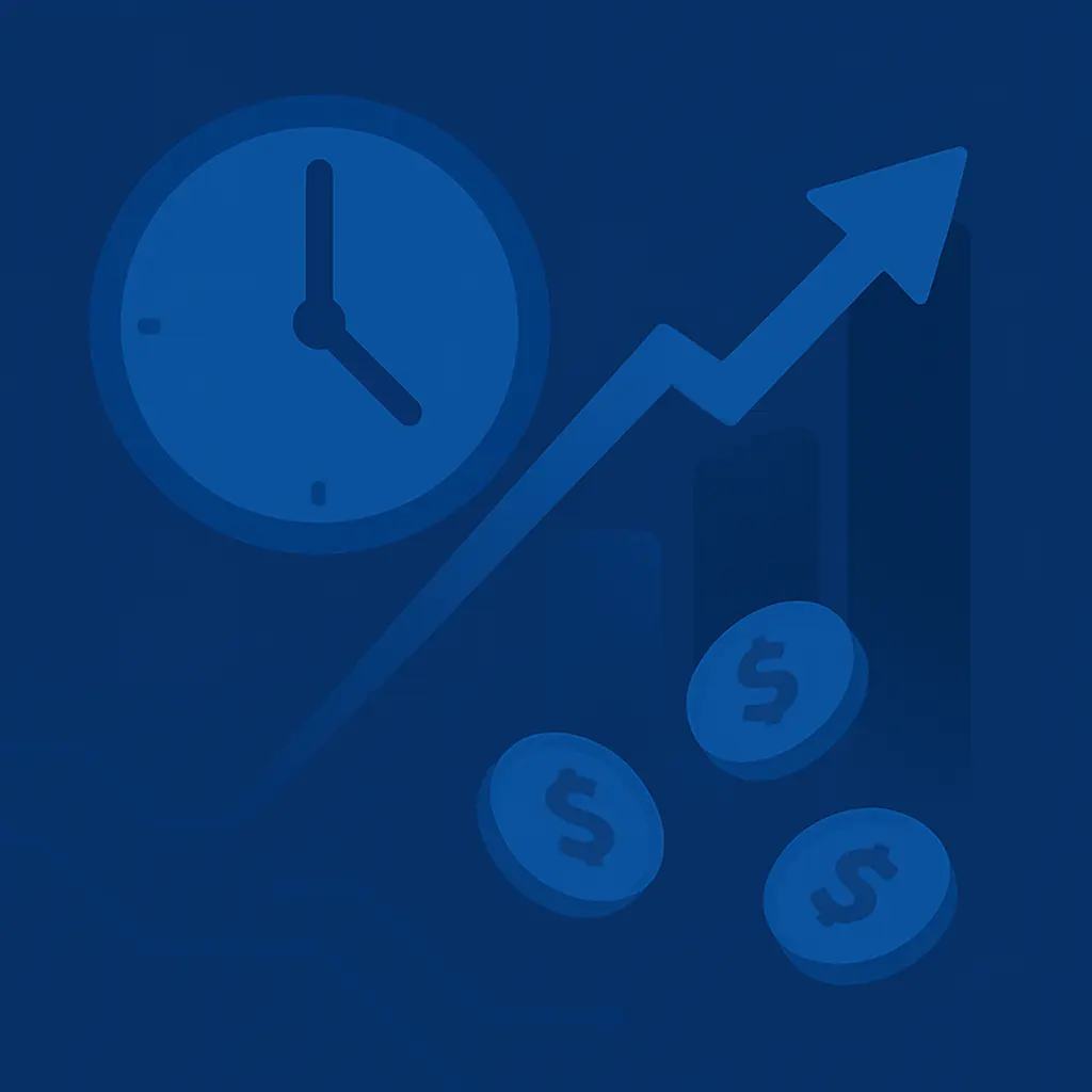 Illustration showing lost revenue due to website update delays