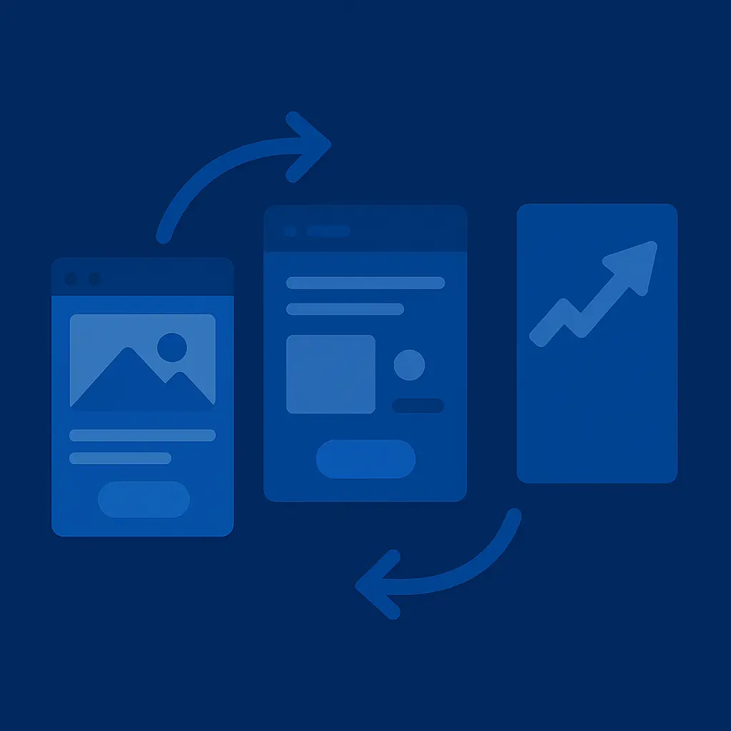 Diagram showing smarter iterations after launch