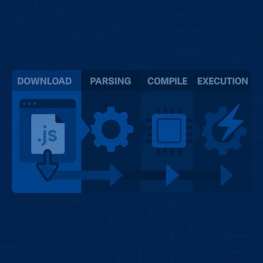 Lifecycle of a JavaScript file from download to execution
