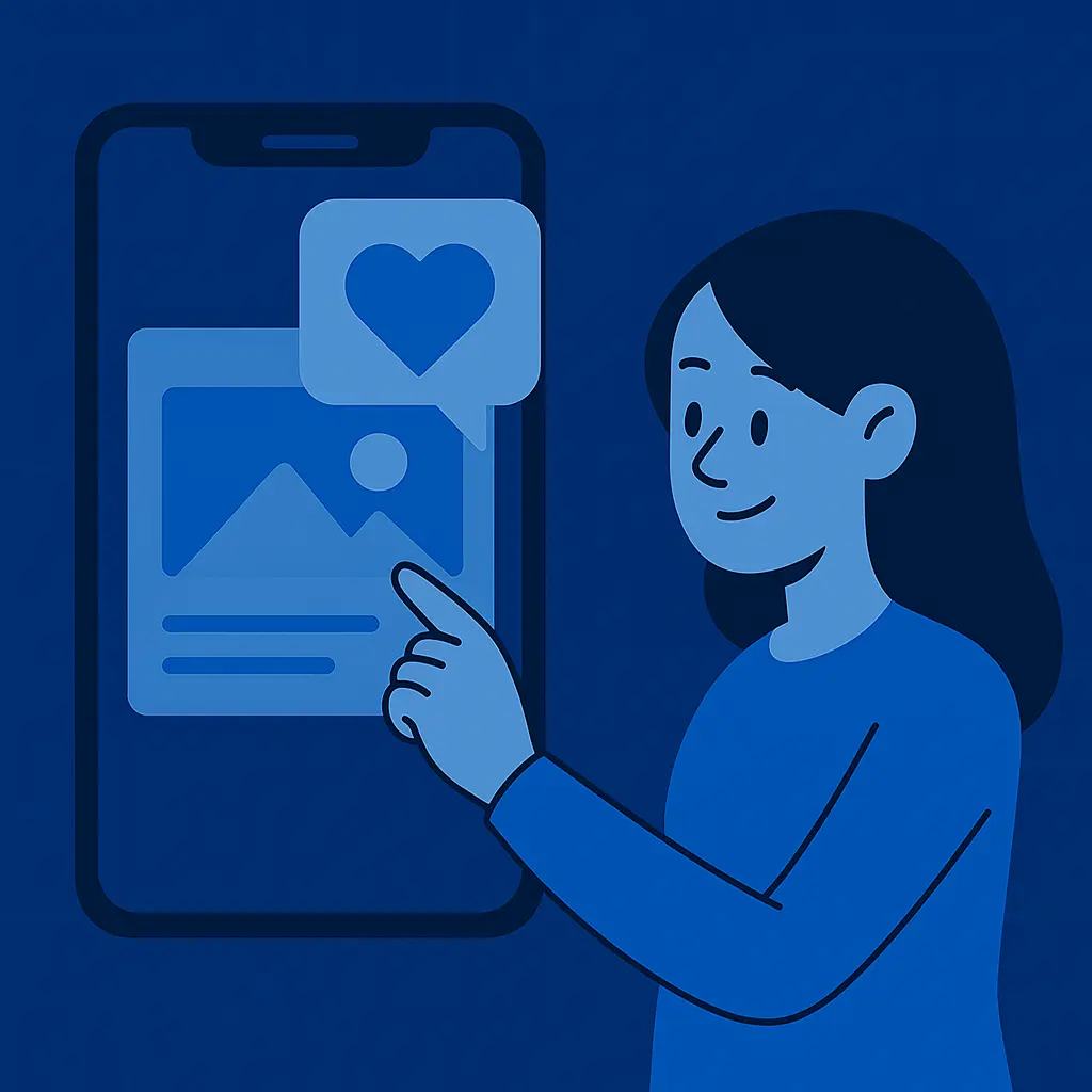 Illustration of a business app providing benefits to customers