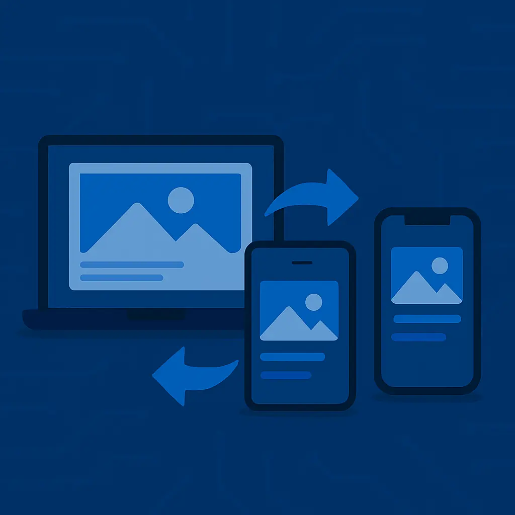 Responsive image delivery diagram