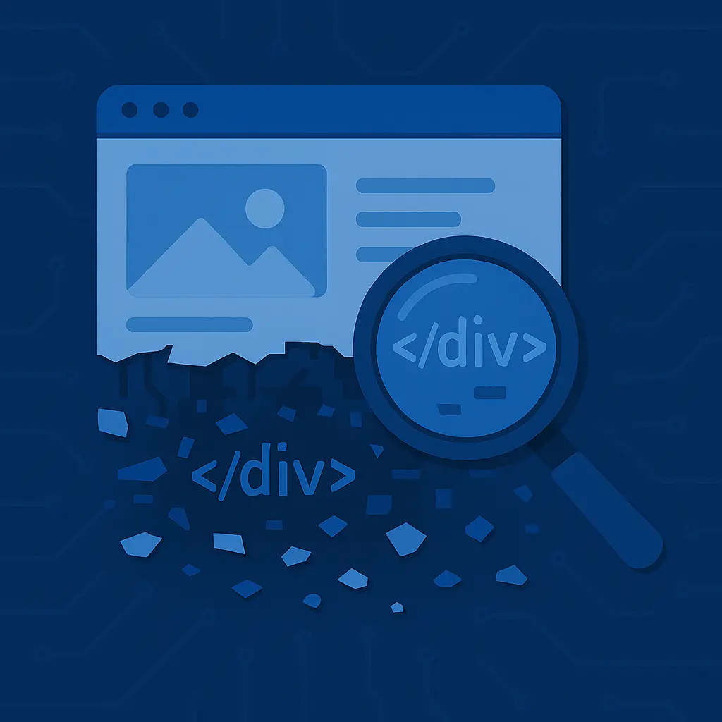 Visualising hidden technical debt caused by bad HTML