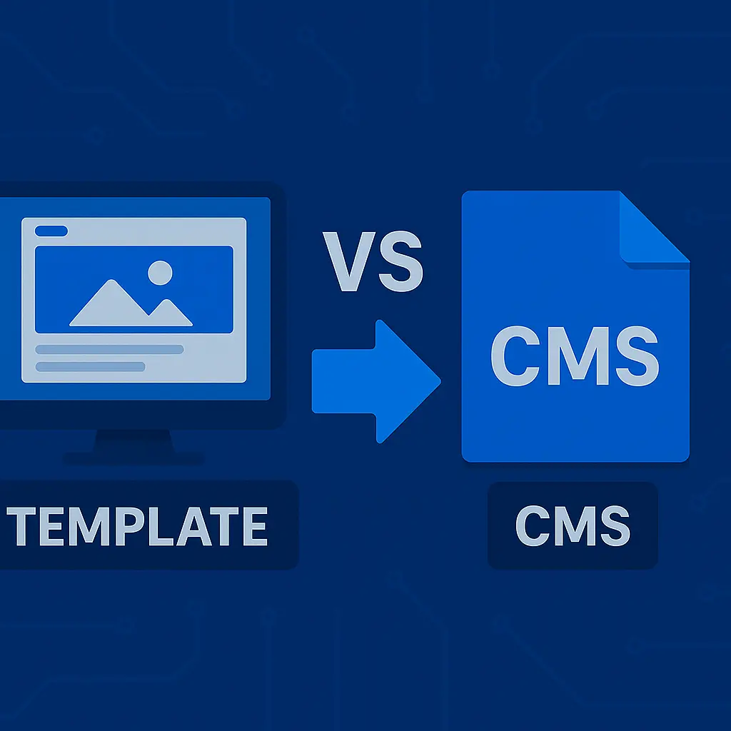 Choosing between a website builder and CMS