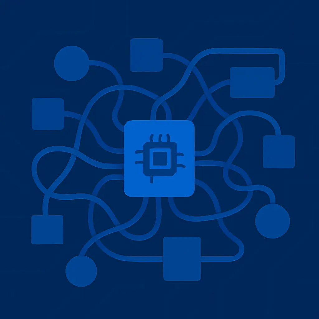 Illustration of tangled automation logic